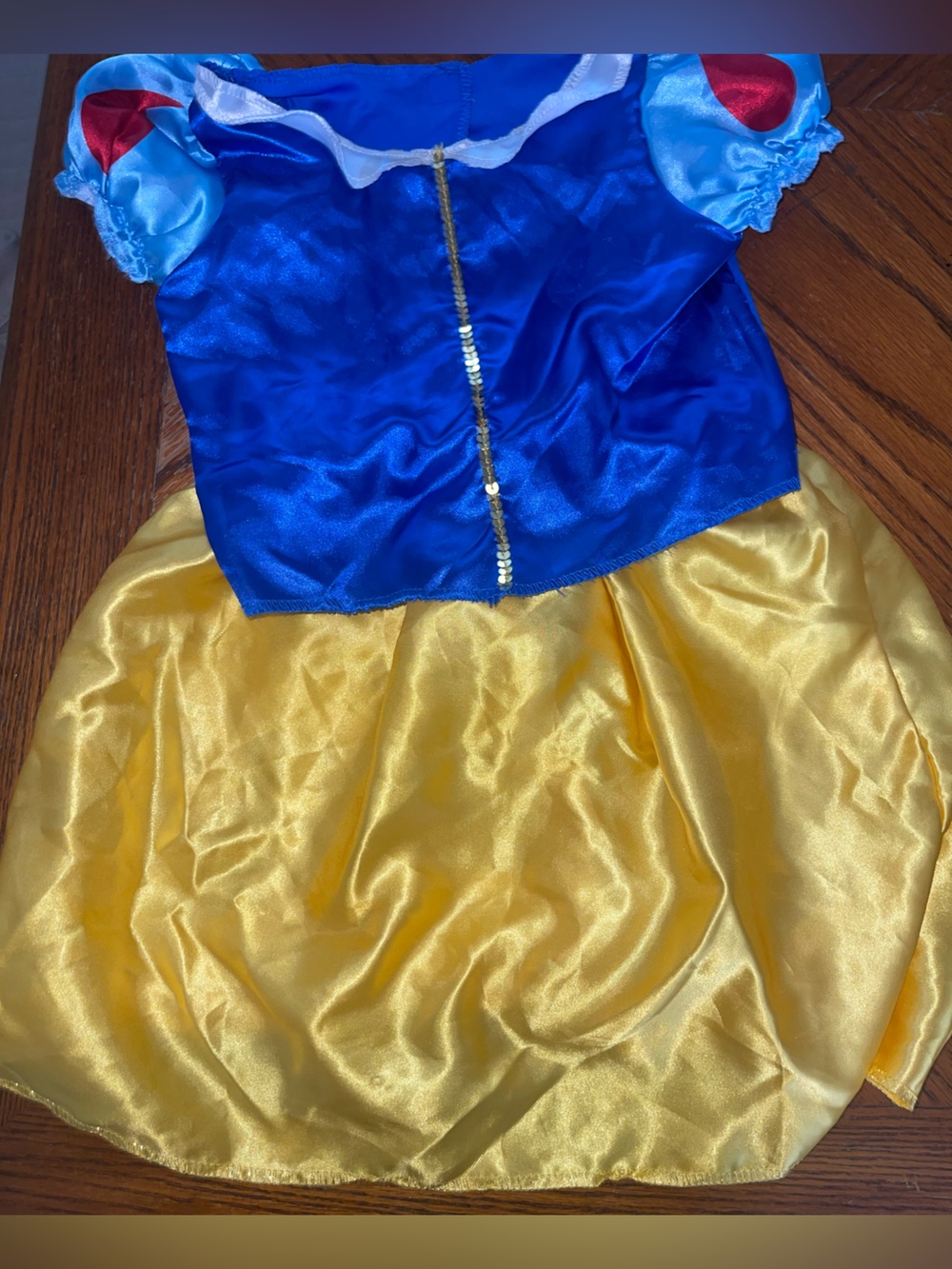 Snow White 2pcs Classic Disney Princess Dress Child Costume Small 4-6x